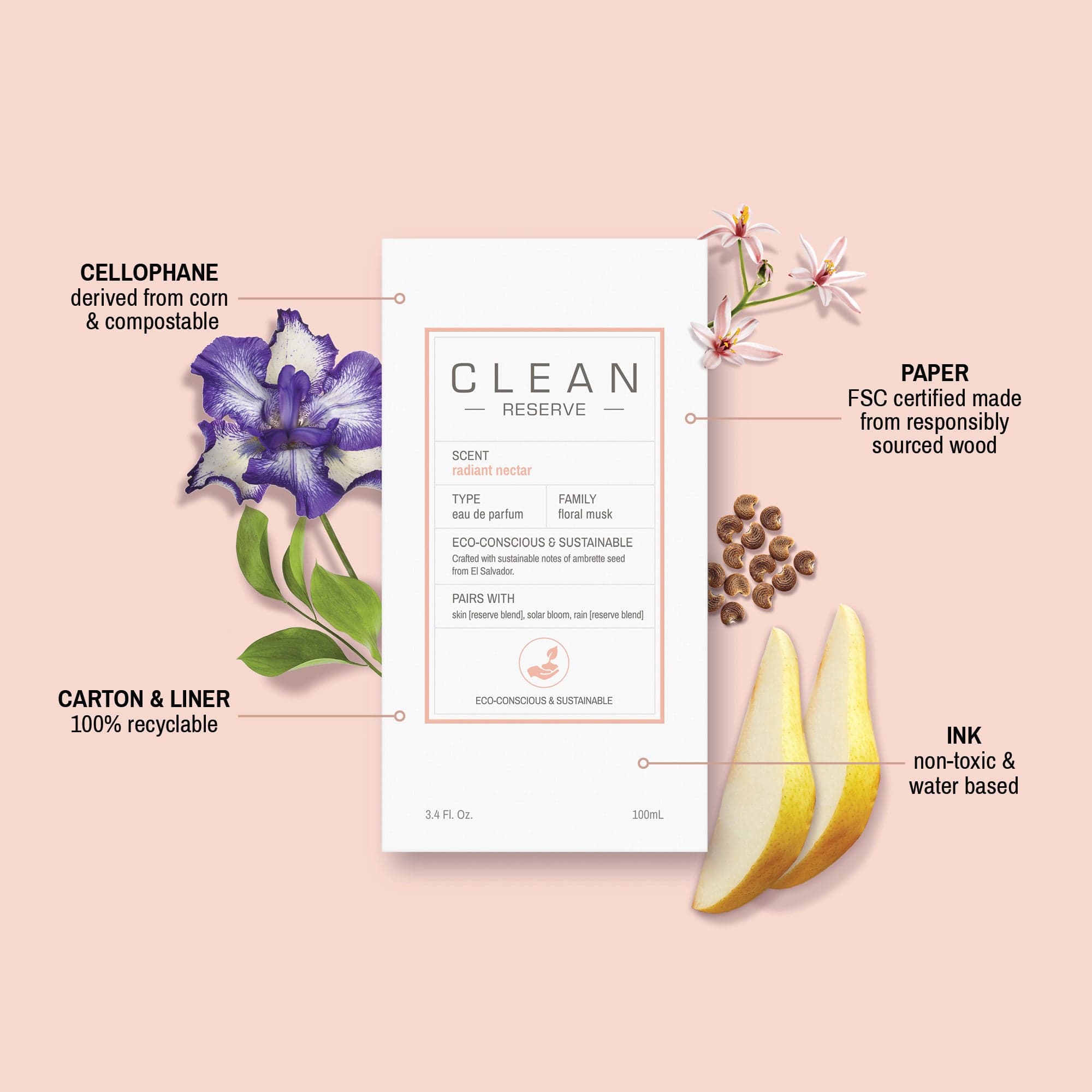 Clean reserve reserve discount radiant nectar 3.4 oz